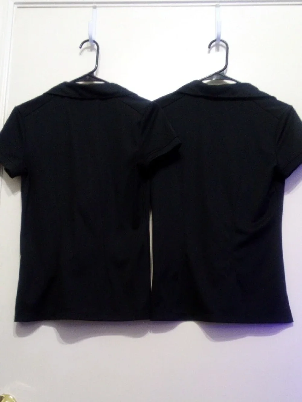 2 Nike Black Dri-FIT Golf Tees